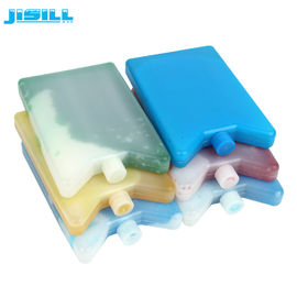 HDPE 플라스틱 얼음 냉각기 벽돌 신선한 저장을 위한 파란 젤 얼음주머니