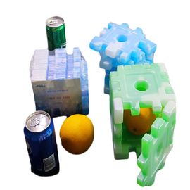 냉각기 가방을 위해 자유로운 특별한 짜집기 아이스 쿨러 벽돌 PE 플라스틱 물질 BPA
