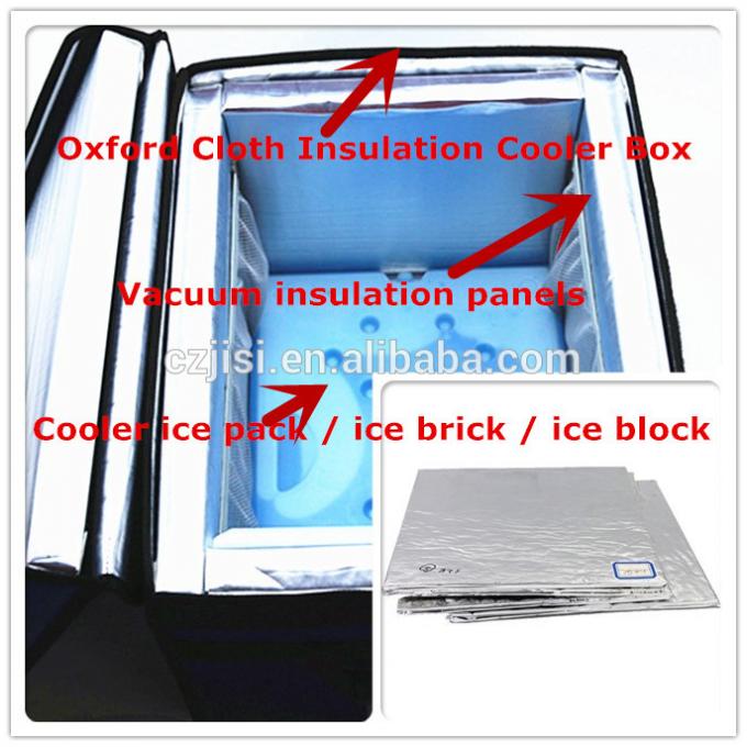 고품질 재사용할 수 있는 튼튼한 PE 음식 부대를 위한 호리호리한 플라스틱 파란 얼음 냉장고 냉각기 팩