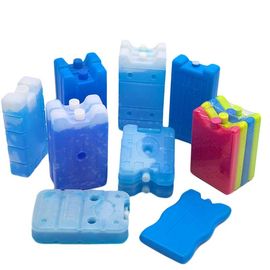 주문 HDPE 플라스틱 얼음 냉각기 벽돌 신선한 저장을 위한 파란 젤 얼음주머니 online manufacture