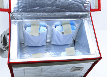 고성능 23.5L는 의학 수송을 위한 차가운 상자를 냉장했습니다