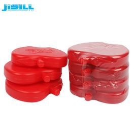 고효율의 재사용 가능한 귀여운 얼음 팩 BPA 무료 냉각용 가방용 붉은 사과 모양의 얼음 벽돌