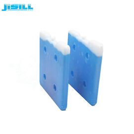 고품질 정연한 모양 26*26*2.5 cm HDPE 더 차가운 상자에 있는 단단한 플라스틱 재사용할 수 있는 얼음 벽돌 젤 얼음주머니